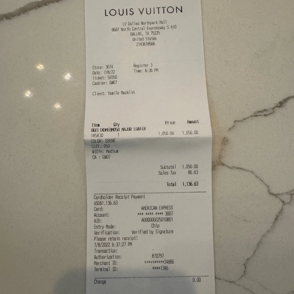 Men's Louis Vuitton Loafers - Picture 10 of 10